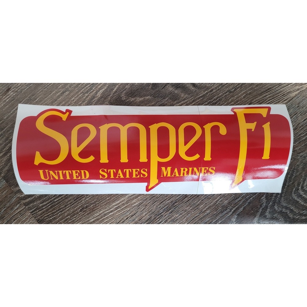 Semper Fi United States Marines USMC Bumper Sticker Decal Car Truck set of‎ 4 #1